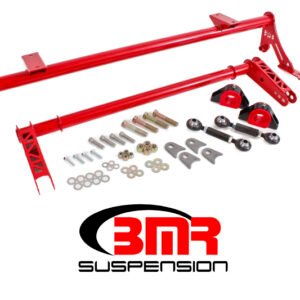 BMR 05-14 S197 Mustang Rear Bolt-On Hollow 35mm Xtreme Anti-Roll Bar Kit (Polyurethane) - Red