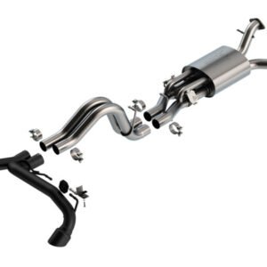 Borla 22-24 Ford Bronco Raptor V6 Turbo AT 2WD / 4WD ATAK Catback Exhaust w/ 4in Black Coated Tips