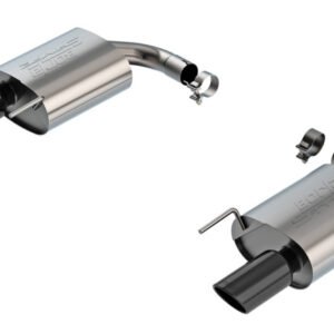 Borla 2024-2025 Ford Mustang Eco Boost 2.3L S-Type Axle Back Exhaust w/ Black Chrome Tips