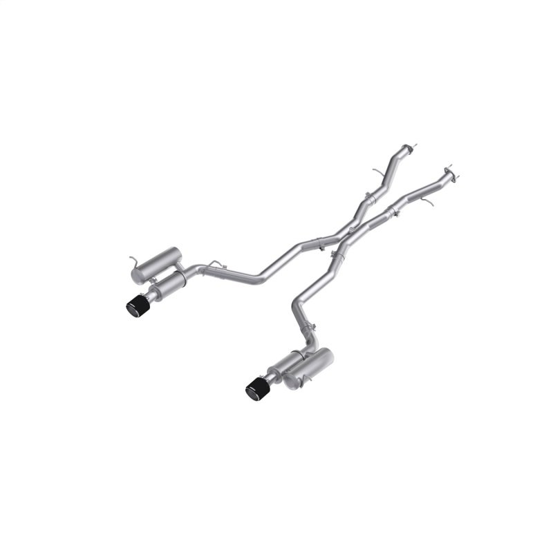 MBRP 2011+ Dodge Durango T304SS 3.0in Cat-Back Dual Rear Exit Exhaust w/ Carbon Fiber Tips