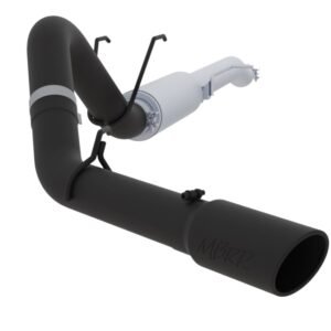 MBRP 2017+ Ford F-250/350 Crew Cab 6.2L/7.3L Cat Back Single Side Black Finish