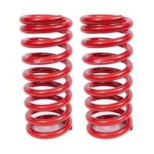 BMR 67-69 Chevrolet Camaro / Pontiac Firebird 3in Drop Small Block Front Lowering Springs - Red