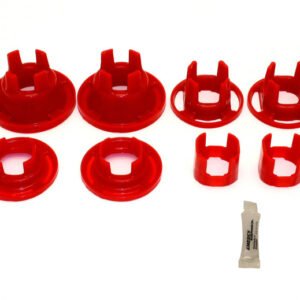 BMR 10-11 5th Gen Camaro Rear Cradle Street Version Poly Inserts Only Bushing Kit - Red