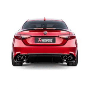 Akrapovic 17-19 Alfa Romeo Giulia Quadrifoglio Evolution Line Cat Back (Titanium) w/Link Pipes