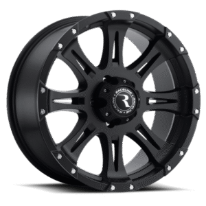 Raceline 981 Raptor 17x9in / 6x135 BP / 6mm Offset / 87.1mm Bore - Satin Black Wheel