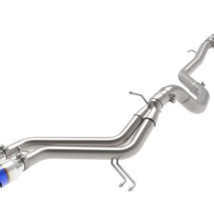 aFe Takeda 2-1/2in to 3in SS-304 Cat-Back Exhaust w/ Blue Flame Tips 13-17 Hyundai Veloster L4-1.6L