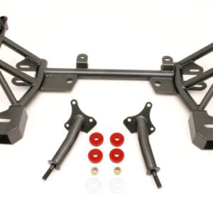 BMR 93-02 F-Body K-Member w/ SBC/BBC Motor Mounts and STD. Rack Mounts - Black Hammertone