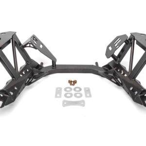 BMR 79-95 Ford Mustang K-Member Premium Version w/Spring Perches - Black Hammertone