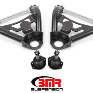 BMR 64-72 A-Body Pro-Touring Upper A-Arms w/ Tall Ball Joint (Delrin) - Black Hammertone