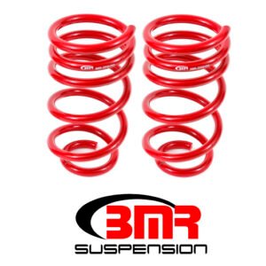 BMR 10-15 5th Gen Camaro V8 Rear Lowering Springs - Red