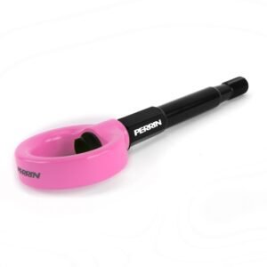 PERRIN 18-21 Subaru WRX & STI / 13-25 BRZ / 17-20 Toyota 86 Tow Hook Kit (Front) - Hyper Pink