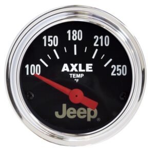 Autometer Jeep 52.4mm Short Sweep Electronic 100-250 Def F Axle Temperature Gauge