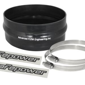 aFe Magnum FORCE CAI Univ. Silicone Coupling Kit (6-1/4in. ID / 2-3/4in. L) Straight w/Hump - Black