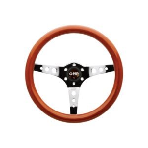 OMP Mugello Wooden Steering Wheel 350mm Handgrip Oval25X23mm