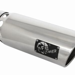 aFe MACHForce XP Cat-Back SS-304 5in Interooled Exh Tip 5in In x 6in Outx16inL Bolt-On Right (Pol)