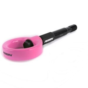 PERRIN 15-17 Subaru WRX & STI / 13-17 Crosstrek / 12-16 Impreza Tow Hook Kit (Front) - Hyper Pink