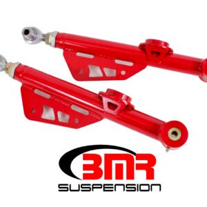 BMR 99-04 Mustang On-Car Adj. Lower Control Arms / Rod End Combo (Polyurethane) - Red