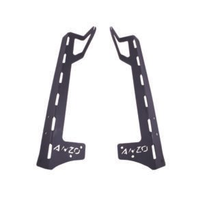 ANZO 2007-2015 Jeep Wrangler LED Bar Windshield Mounting Brackets