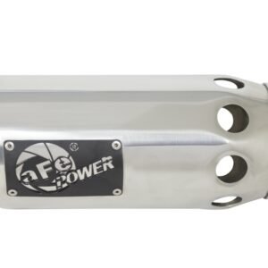 aFe Power Intercooled Tip Stainless Steel - Polished 4in In x 5in Out x 12in L Clamp On