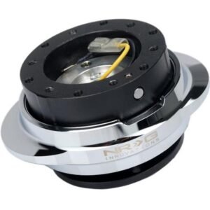 NRG Quick Release Kit - Black Body/ Silver Oval Ring