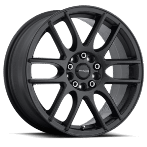Raceline 141B Mystique 15x7in / 5x100/5x114.3 BP / 40mm Offset / 72.62mm Bore - Satin Black Wheel