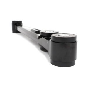 BLOX Racing V2 Billet Rear Lower Control Arms Poly Bushings 96-00 Honda Civic - Black