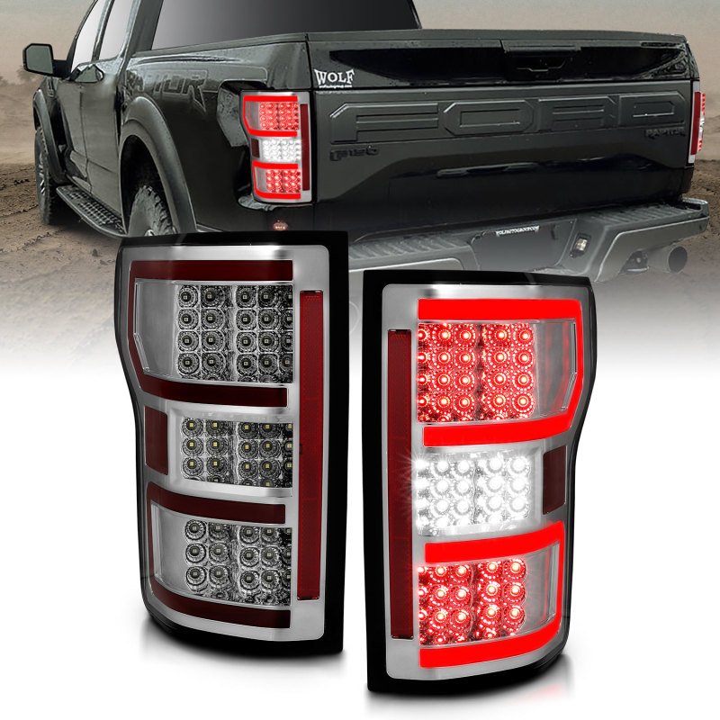 ANZO 18-19 Ford F-150 LED Taillights Chrome