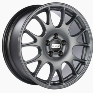 BBS CO 18x8 5x112 ET44 CB57 Titanium Wheel -82mm PFS/Clip Req