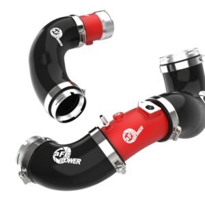 aFe BladeRunner 22-23 Kia Stinger L4-2.5L (t) Aluminum Hot and Cold Charge Pipe Kit - Red