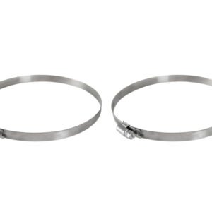 aFe Magnum FORCE Worm Gear Hose Clamps - 4-1/8in to 7in ID (Pair)