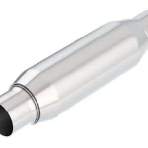 Borla CrateMuffler Resonator Option 2.25in Center/Center 3.5in Round x 10in