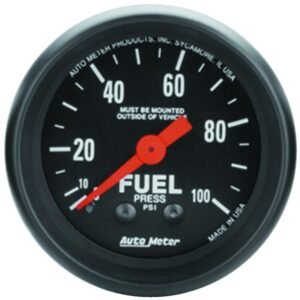 Autometer Z Series 52mm 0-100 PSI Mechanical Fuel Pressure Gauge