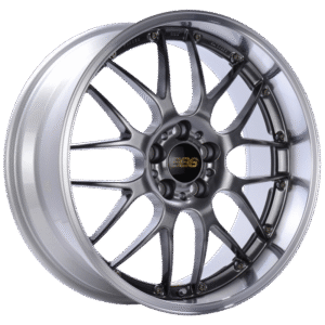 BBS RS-GT 20x8.5 5x120 ET15 Diamond Black Center Diamond Cut Lip Wheel -82mm PFS/Clip Required