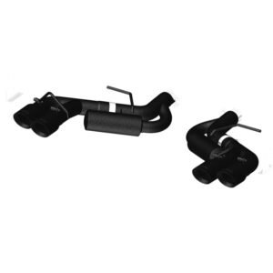 MBRP 16-19 Chevy Camaro V8 6.2L 6spd 3in Black Race Dual Axle Back w/ 4.5in Quad Dual Wall Tips