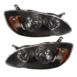 Oracle 03-04 Toyota Corolla S-Type SMD HL - Black - White