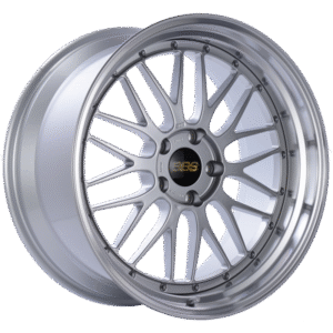 BBS LM 20x10 5x120 ET20 Diamond Silver Center Diamond Cut Lip Wheel -82mm PFS/Clip Required