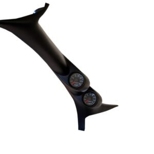 Autometer 99-07 Ford Powerstroke/SD Black Dual A-Pillar Gauge Kit