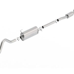 Borla S-Type Cat-Back 17-19 Ford F-250/350 Super Duty Side Exit Exhaust - Black Chrome Tip