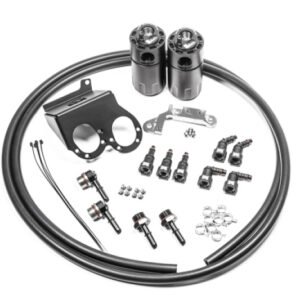 Radium 14-19 Chevrolet Corvette LT1 CCV Fluid Lock Dual Catch Can Kit