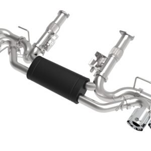 aFe MACH Force-Xp 2-1/2in 304SS Cat-Back 2020 Chevy Corvette (C8) 6.2L - Polished Tip