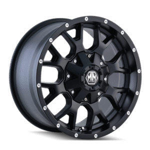 Mayhem 8015 Warrior 18x9 / 6x135 BP / -12mm Offset / 106mm Hub Matte Black Wheel