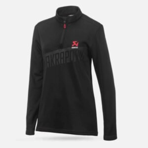 Akrapovic Womens Corpo Turtleneck Zip Black S