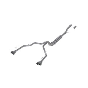 MBRP 21-24 Chevrolet Suburban XL 5.3L 3in Aluminized 2.5in Dual Split Carbon Fiber Cat-back