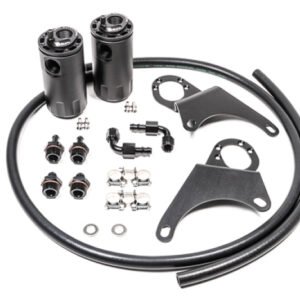 Radium Engineering Mitsubishi Evo 8-9 Dual Catch Can Kit Fluid Lock