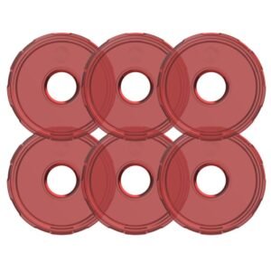 KC HiLiTES Cyclone V2 LED - Replacement Lens - Red - 6-PK