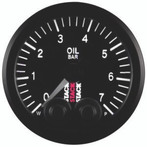 Autometer Stack 52mm 0-7 Bar M10 Male Pro-Control Oil Pressure Gauge - Black