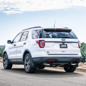 Borla 18-19 Ford Explorer Sport 3.5L 2.5in 2.25in Diameter S-Type Exhaust Black Chrome 3.5in Tip