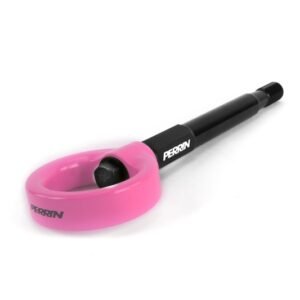PERRIN 22-25 Subaru WRX / 18-23 Crosstrek / 17-23 Impreza Forester Tow Hook Kit (Front) - Hyper Pink
