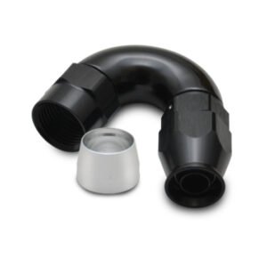 Vibrant -4AN 150 Degree Hose End Fitting for PTFE Lined Hose