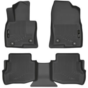 Husky Liners 2017 Mazda CX-9 WeatherBeater Floor Liner (Front and Second Rows) - Black